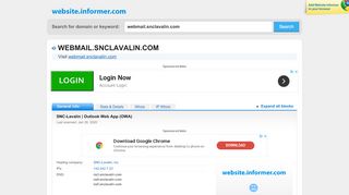 
                            4. webmail.snclavalin.com at WI. SNC-Lavalin | Outlook Web App (OWA)