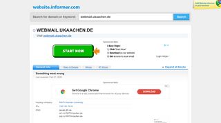 
                            2. webmail.ukaachen.de at WI. Outlook Web App - Website Informer