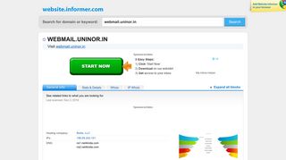 
                            7. webmail.uninor.in at Website Informer. Visit Webmail Uninor.