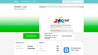 
                            7. webmail.ziknet.ch - WebMail - Login - Web Mail Ziknet - Sur.ly
