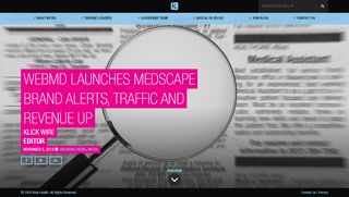 
                            13. WebMD launches Medscape Brand Alerts, traffic and revenue up ...