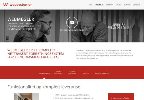 
                            2. Webmegler – Websystemer AS