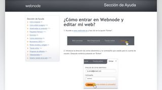 
                            4. Webnode - ¿Cómo entrar en Webnode y editar mi web? - codetech sas