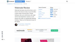 
                            12. Webnode Review - Updated 2019 - Cloudwards.net