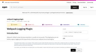 
                            4. webpack-logging-plugin - npm