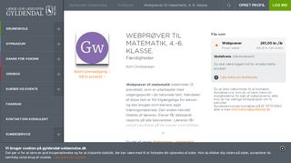 
                            7. Webprøver til matematik, 4.-6. klasse. - Færdigheder - Gyldendal ...