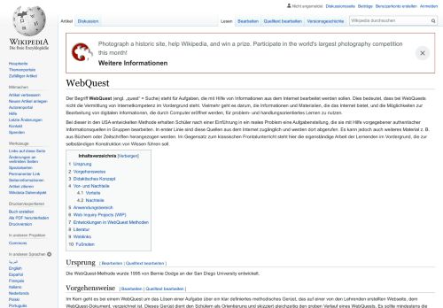 
                            10. WebQuest – Wikipedia