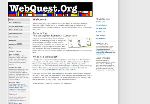 
                            6. WebQuest.Org: Home