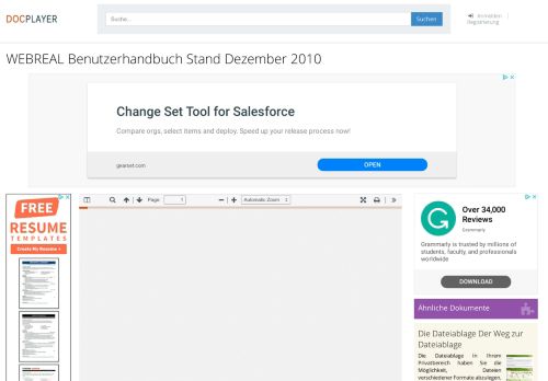 
                            6. WEBREAL Benutzerhandbuch Stand Dezember PDF - DocPlayer.org