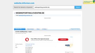 
                            5. webreporting.eventim.de at WI. eventim.webReporting : Logon