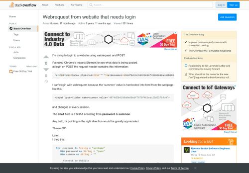 
                            7. Webrequest from website that needs login - Stack Overflow