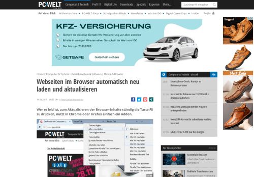 
                            7. Webseiten im Browser automatisch neu laden und aktualisieren - PC ...