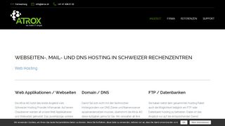 
                            10. Webseiten-, Mail- und DNS Hosting in schweizer Rechenzentren ...