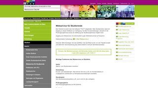 
                            10. Webservice für Studierende — Medizinische Fakultät der Christian ...