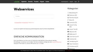 
                            4. Webservices - Loxone Dokumentation
