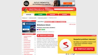 
                            6. Webshare klient - INSTALUJ.cz - programy ke stažení zdarma