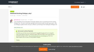 
                            10. WebShield blocking Filehippo, why? | Webroot Community