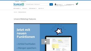 
                            4. Webshop Funktionen | Schäcke