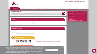 
                            8. Webshop - GEV Großküchen-Ersatzteil-Vertrieb GmbH