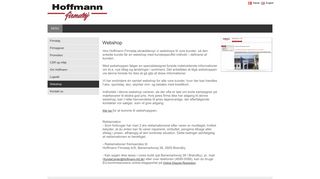 
                            4. Webshop - Hoffmann Firmatøj | Meget mere end tøj