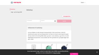 
                            2. Webshop - Mine Sider - Verisure