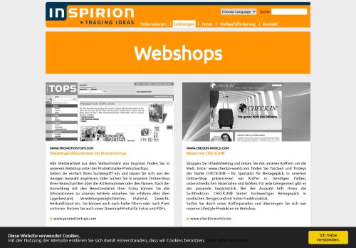 
                            5. Webshops - INSPIRION