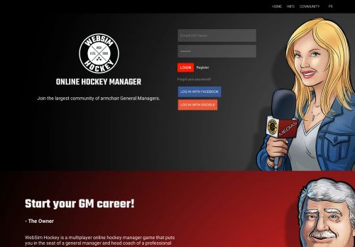 
                            10. WebSim Hockey - Online Hockey Manager Game