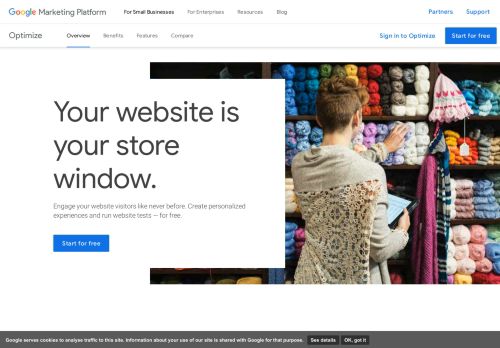 
                            7. Website, A/B Testing & Personalization Solutions - Google Optimize