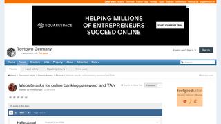 
                            8. Website asks for online banking password and TAN - Finance ...