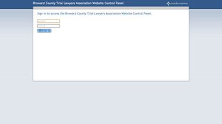 
                            12. Website Control Panel: Login - Broward County Trial Lawyers ...
