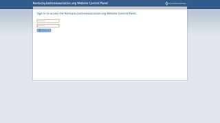 
                            10. Website Control Panel: Login - Kentucky Justice Association