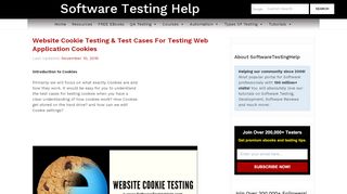 
                            2. Website Cookie Testing & Test Cases for Testing Web Application ...