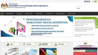 
                            12. Website Department of Occupational Safety and Health ...