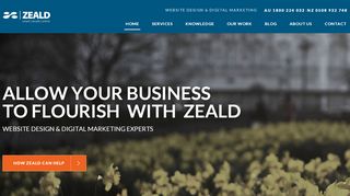 
                            4. Website Design, ecommerce & Online Marketing | Zeald Website Design
