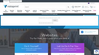 
                            9. Website Design, Web Hosting, Web Design | Vistaprint