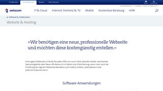 
                            10. Website & Hosting für KMU | Swisscom KMU