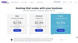 
                            7. Website Hosting Prices & Plans - Yahoo Small Business