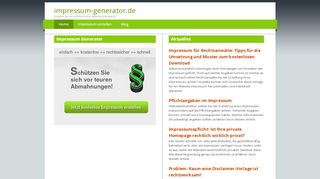 
                            11. Website Impressum erstellen - impressum-generator.de