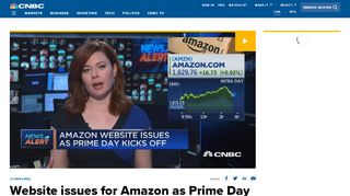 
                            9. Website issues for Amazon as Prime Day kicks off - CNBC.com