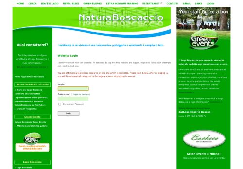 
                            12. Website Login - Natura Boscaccio