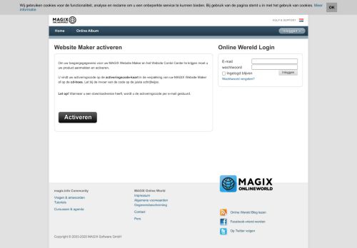 
                            4. Website Maker > MAGIX Online Wereld