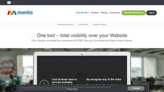 
                            5. Website Monitoring for IT Professionals (Cloud-Based) – Monitis