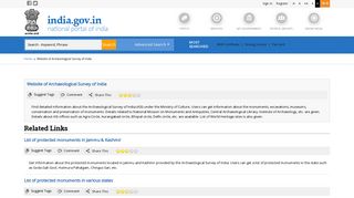 
                            4. Website of Archaeological Survey of India | National Portal of India