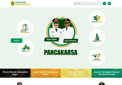 
                            5. Website Resmi Kabupaten Bogor -