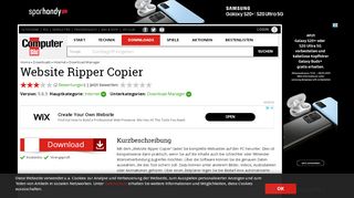 
                            3. Website Ripper Copier 3.6.2 - Download - COMPUTER BILD