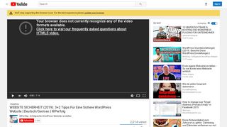 
                            12. WEBSITE SICHERHEIT (2018): 3+2 Tipps Für Eine Sichere ... - YouTube