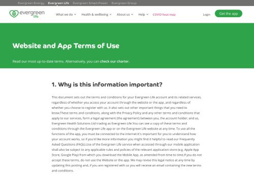 
                            13. Website terms of use | Evergreen Life