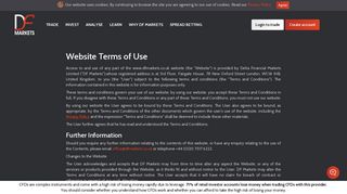 
                            5. Website Terms of Use | Legal Information | UK Forex & CFD Broker ...