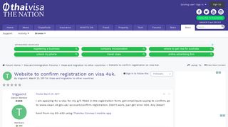 
                            10. Website to confirm registration on visa 4uk. - Visas and migration ...
