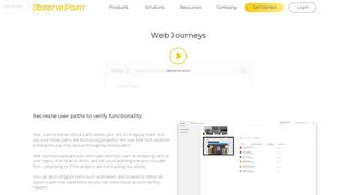 
                            7. Website User Journey Testing | ObservePoint